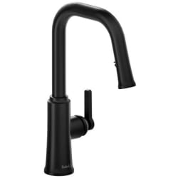 Single-Handle Pull-Down Kitchen Faucet  - Trattoria Single-Handle Pull-Down Kitchen Faucet with 1.5 GPM Flow Rate in Black view