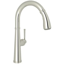 Single Lever Pull-Down Kitchen Faucet  - 1983 Pulldown Kitchen Faucet - Polished Nickel with Metal Lever Handle view