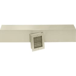 Duct Extension, Register and Trim Flange for AZ45/65 - Front View view