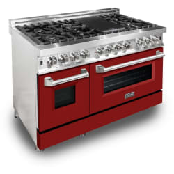 48 Inch Freestanding Professional Dual Fuel Range  - Front View view