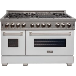 48 Inch Pro-Style Double Oven Dual Fuel Range  - 48 Inch Pro-Style Double Oven Dual Fuel Range in Fingerprint Resistant Stainless view
