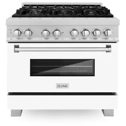 36 Inch Pro-Style Dual Fuel Range  - 36 Inch Pro-Style Dual Fuel Range 6 Italian Sealed Burners view