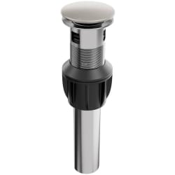 Push Button Drain: Brushed Nickel - Push Button Drain in Brushed Nickel view