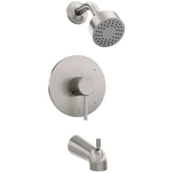 Elegant Round Shower System  - Palisades Elegant Shower System in Brushed Nickel view