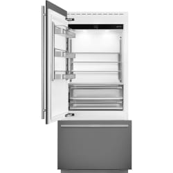 36 Inch Built-In Bottom Mount Refrigerator  - 36 Inch Built-In Bottom Mount Refrigerator in Front View view