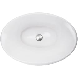 25 Inch Tortola Italian Fireclay Bathroom Vanity Sink  - Regatta Tortola 25" Single Bowl Italian Fireclay Vanity Sink view