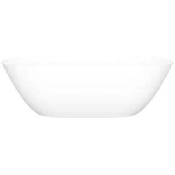 29 Inch Freestanding Soaking Bathtub  - 29 Inch Freestanding Soaking Bathtub with Drain Hole Center and No Overflow Hole view