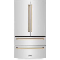 36 Inch Counter-Depth 4-Door French Door Refrigerator - 36 Inch Counter-Depth 4-Door French Door Refrigerator view