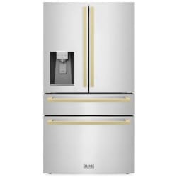 36 Inch Counter-Depth 4-Door French Door Refrigerator  - 36 Inch Counter-Depth 4-Door French Door Refrigerator view