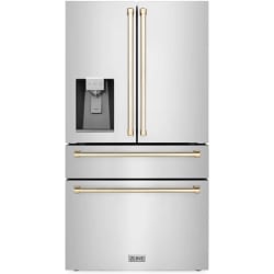36 Inch Counter-Depth 4-Door French Door Refrigerator - 36 Inch Counter-Depth 4-Door French Door Refrigerator view