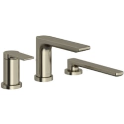 3-Hole Pressure Balance Deck Mount Tub Filler Trim  - Fresk™ 3-Hole Deck Mount Tub Filler Trim in Brushed Nickel view