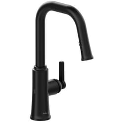 Single-Handle Pull-Down Touchless Kitchen Faucet  - Trattoria™ Touchless Kitchen Single-Handle High Arc Pulldown Kitchen Faucet in Black view
