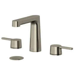 Double Lever Handle Widespread Lavatory Faucet  - Nibi™ Widespread Lavatory Faucet in Brushed Nickel view