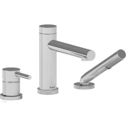 GS 3-Hole Deck Mount Tub Filler Trim  - GS 3-Hole Deck Mount Tub Filler Trim with Hand Shower in Chrome view