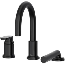 3-Hole Deck Mount Tub Filler Trim  - Arca™ 3-Hole Deck Mount Tub Filler Trim in Black view