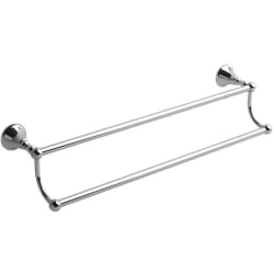 Double Towel Bar: Chrome - Momenti? Double 24" Towel Bar in Chrome view