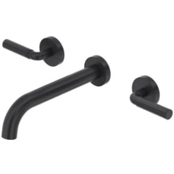 Dual Handle Wall Mount Lavatory Faucet Trim  - RIU™ Dual Handle Wall Mount Lavatory Faucet Trim with 1.2 GPM Flow Rate in Black view