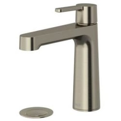 Single Handle Lavatory Faucet  - Nibi™ Single Handle Lavatory Faucet With Top Handle in Brushed Nickel view