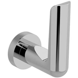 Single Robe Hook: Chrome - Parabola™ Towel Hook in Chrome view