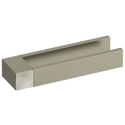 Single Towel Hook: Brushed Nickel - Single Towel Hook in Brushed Nickel view