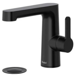 Single Handle Lavatory Faucet  - Nibi™ Single Handle Lavatory Faucet With Side Handle in Black view