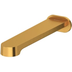 Wall Mount Tub Spout Faucet  - Nibi™ Wall Mount Tub Spout in Brushed Gold view