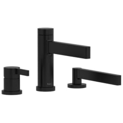 3-Hole Deck Mount Tub Filler Trim  - Paradox™ 3-Hole Deck Mount Tub Filler Trim with Hand Shower in Black view