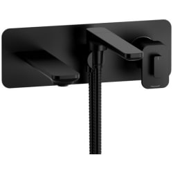 Wall Mount Thermostatic/Pressure Balance Tub Filler Trim  - Equinox™ Wall Mount Thermostatic/Pressure Balance Tub Filler Trim in Black view