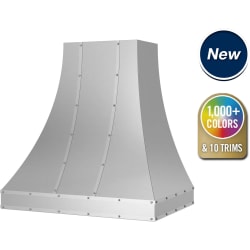 RIDGELINE 36 Inch Wall Mount Range Hood - RIDGELINE 36 Inch Wall Mount Range Hood with 3-Speed + Booster in Front View view