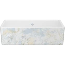 36 Inch Single Bowl Apron Front Fireclay Kitchen Sink  - 36 Inch Single Bowl Farmhouse Apron Front Fireclay Kitchen Sink view
