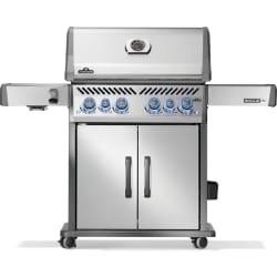 60 Inch Freestanding Gas Grill  - Rogue® PRO-S 525 with Infrared Side and Rear Burner view