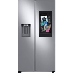 36 Inch Freestanding Side by Side Smart Refrigerator - 36" Side by Side Refrigerator with 21.5 Cu. Ft. Capacity, and 26.7" Touchscreen Family Hub view