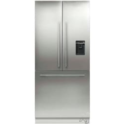 Integrated Water Dispensing French Door Stainless Steel Door Panels (Handles sold separately); Size 36"x 84” - Stainless Steel Panel view