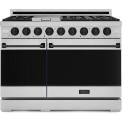 48 Inch Freestanding Professional Gas Range  - 48 Inch Professional LP Range in Front View view
