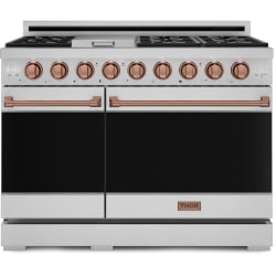 48 Inch Freestanding Professional Gas Range  - 48 Inch Professional LP Range in Front View view