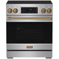 30 Inch Freestanding Induction Range  - 30 Inch Professional Induction Range with Tilt Panel Touch Control view