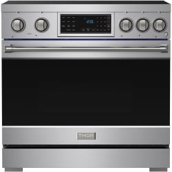 36 Inch Freestanding Induction Range  - 36 Inch Freestanding Induction Range with 5 Elements view