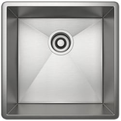 16 Inch Undermount Sink - Front View view