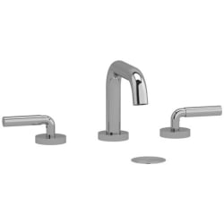 Double Lever Handle Widespread Lavatory Faucet  - Riu™ Widespread Lavatory Faucet With U-Spout in Chrome view