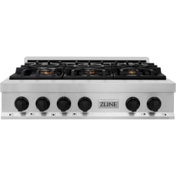 36 Inch Gas Rangetop  - ZLINE Autograph Edition 36 Inch Gas Rangetop view