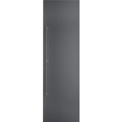 24 Inch Dark Brushed Stainless Steel Door Panel  - 24 Inch Dark Brushed Stainless Steel Door Panel with Handle view