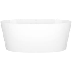31 Inch Freestanding Soaking Bathtub  - 32 Inch Freestanding Soaking Bathtub With No Overflow Hole view