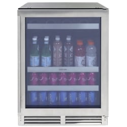 24 Inch Panel Ready Indoor/Outdoor Freestanding/Built-In Undercounter Beverage Center  - 24 Inch Beverage Center view