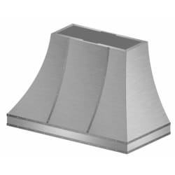 36 Inch Wall Mount Range Hood - 36 Inch Sahara Curved Sides Hood view