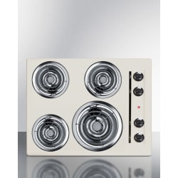 24 Inch Electric Cooktop  - 24" Wide 4-Burner Coil Cooktop view