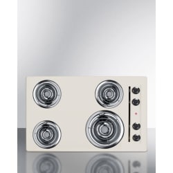 30 Inch Electric Cooktop  - 30" Wide 4-Burner Coil Cooktop view