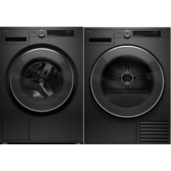 Side-by-Side Front Load Washer and Electric Dryer Set in Graphite Black - Side-by Side Washer & Dryer Set with Front Load Washer & Smart Electric Dryer in Graphite Black view