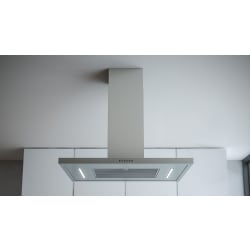 36 Inch Island Chimney Hood  - Sirius 36 Inch Island Chimney Hood view
