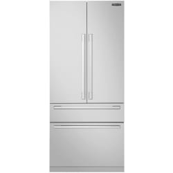 36 Inch Panel Ready Built-In 4-Door French Door Smart Refrigerator  - 36 Inch Panel Ready Built-In 4-Door French Door Smart Refrigerator in Front View view