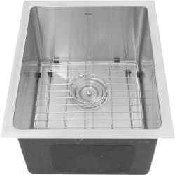 15 Inch Bar/Prep Sink  - 15 Inch Pro Series Rectangle Undermount Small Radius Stainless Steel Bar/Prep Sink view
